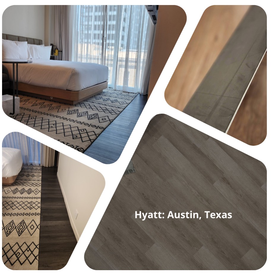 Advanced Flooring Concepts flooring installed at the Hyatt in Austin, Texas