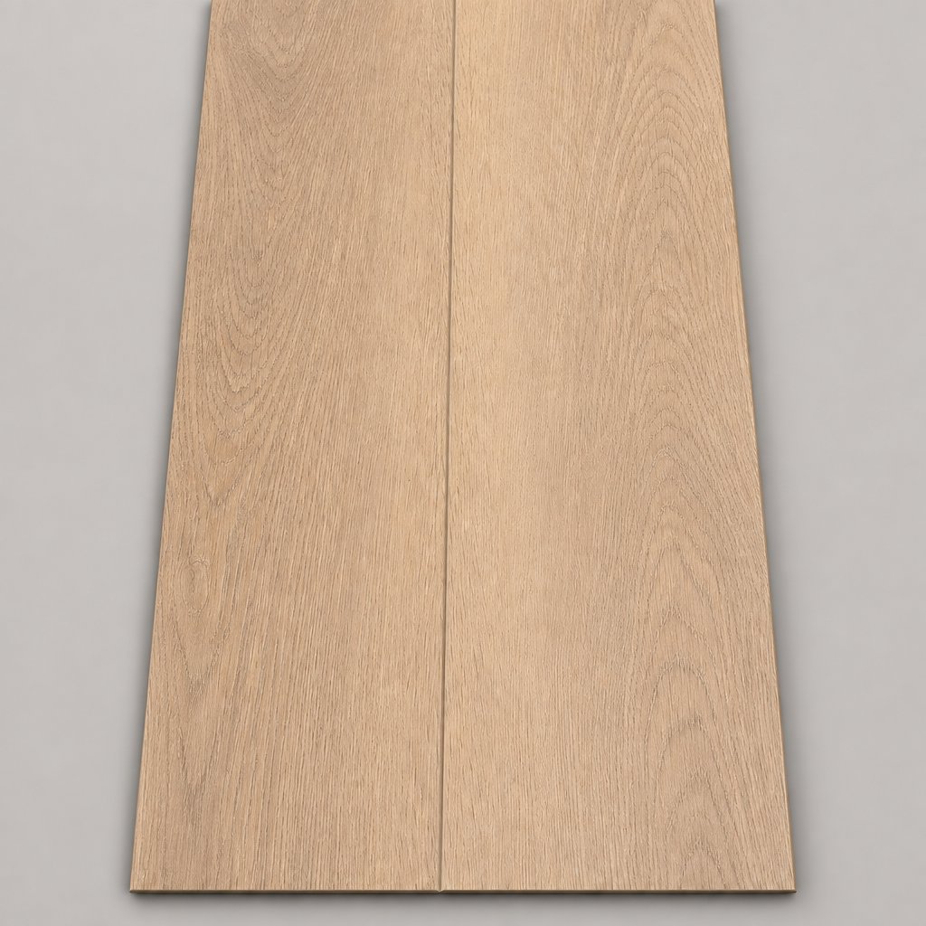 Two Soundstop planks overlapped showing the painted beveled edge seam